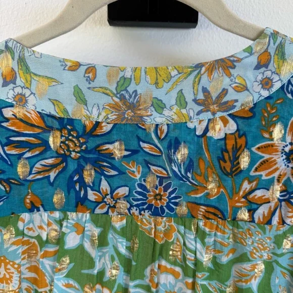 Gorgeous Anthro kimono style full length duster. One size fits all. - Picture 7 of 9